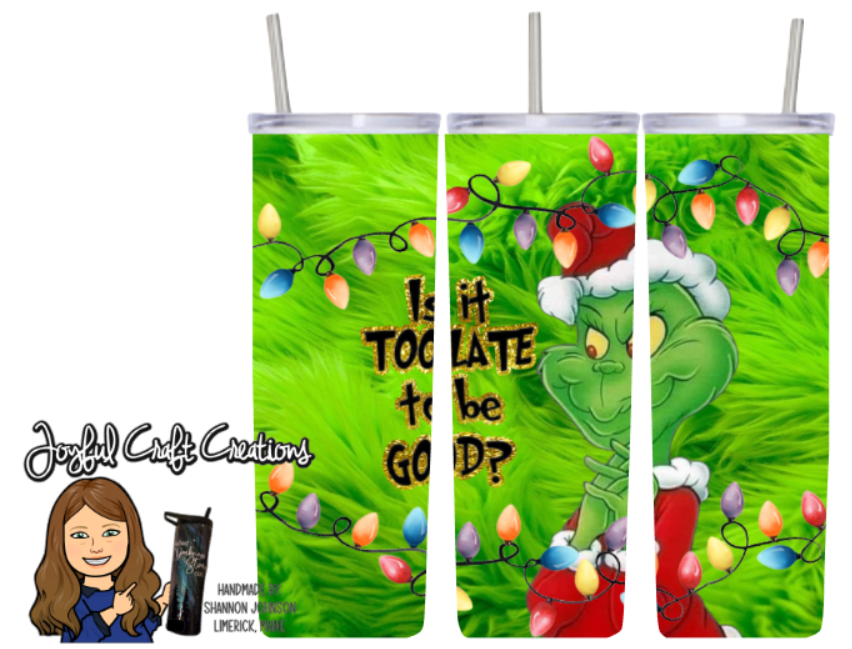 Is It Too Late To Be Good Sublimation