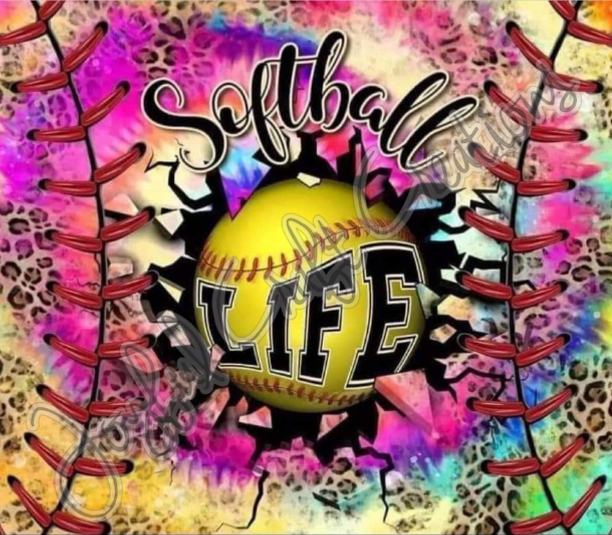Softball Sublimation (multiple designs to choose from)