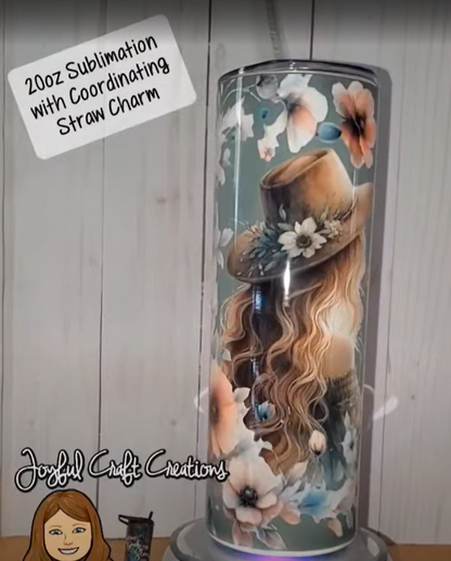 Beautifully Broken Sublimation w/Coordinating Charm