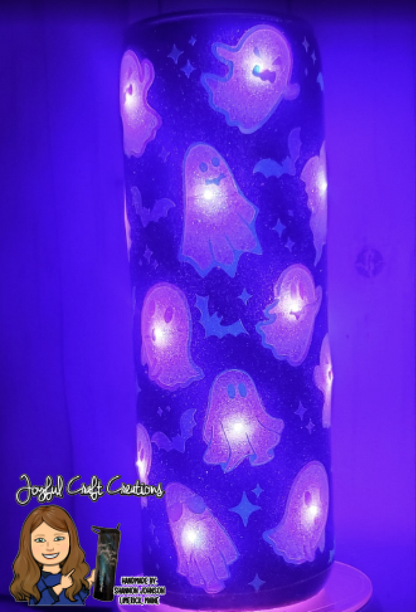 Light Up Tumbler - Ghosts Polite/Tame Glow in the Dark