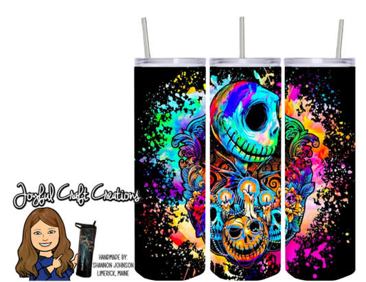 Nightmare Before Christmas Vivid Splatter Sublimation