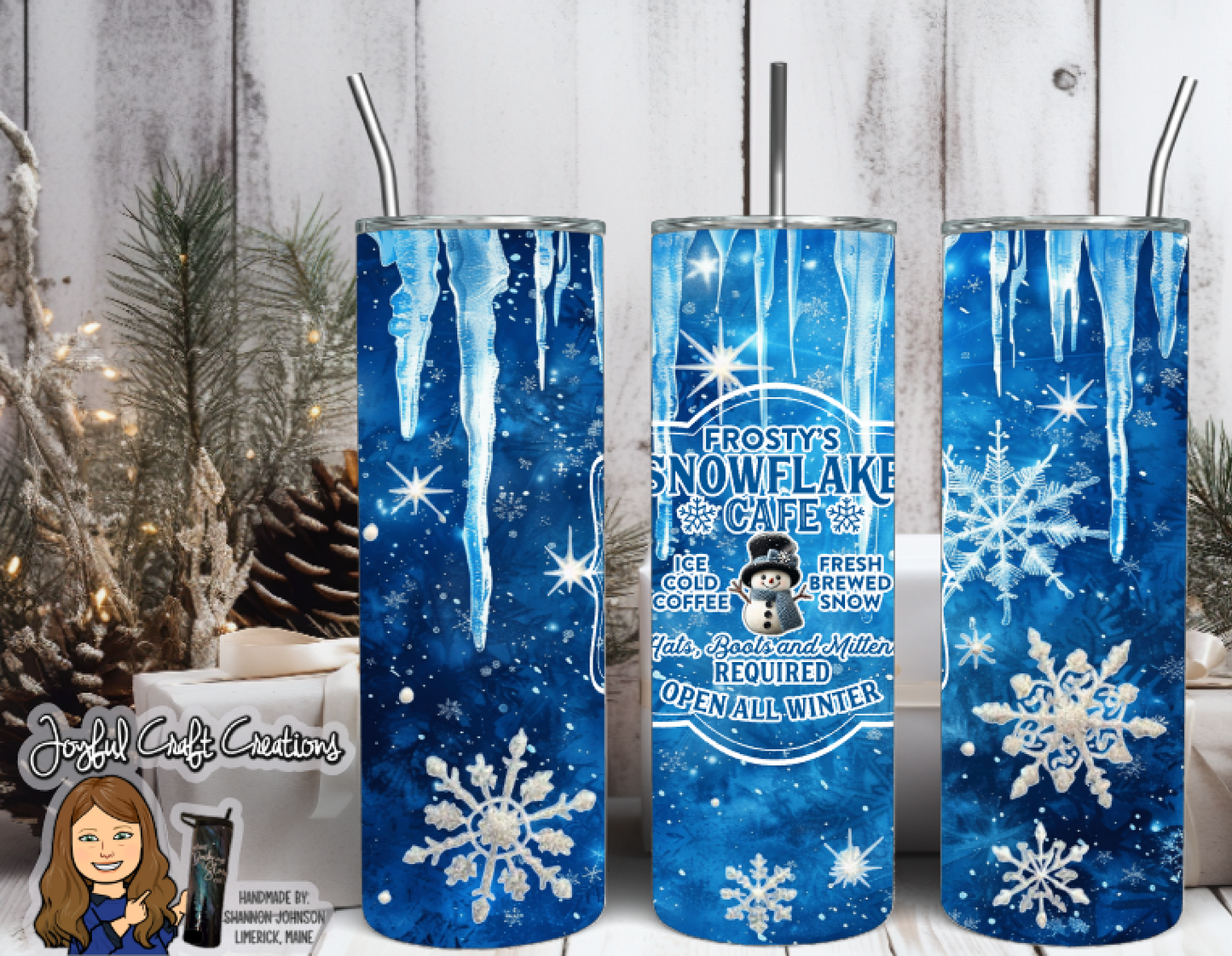 Frosty's Snowflake Cafe Subliamation