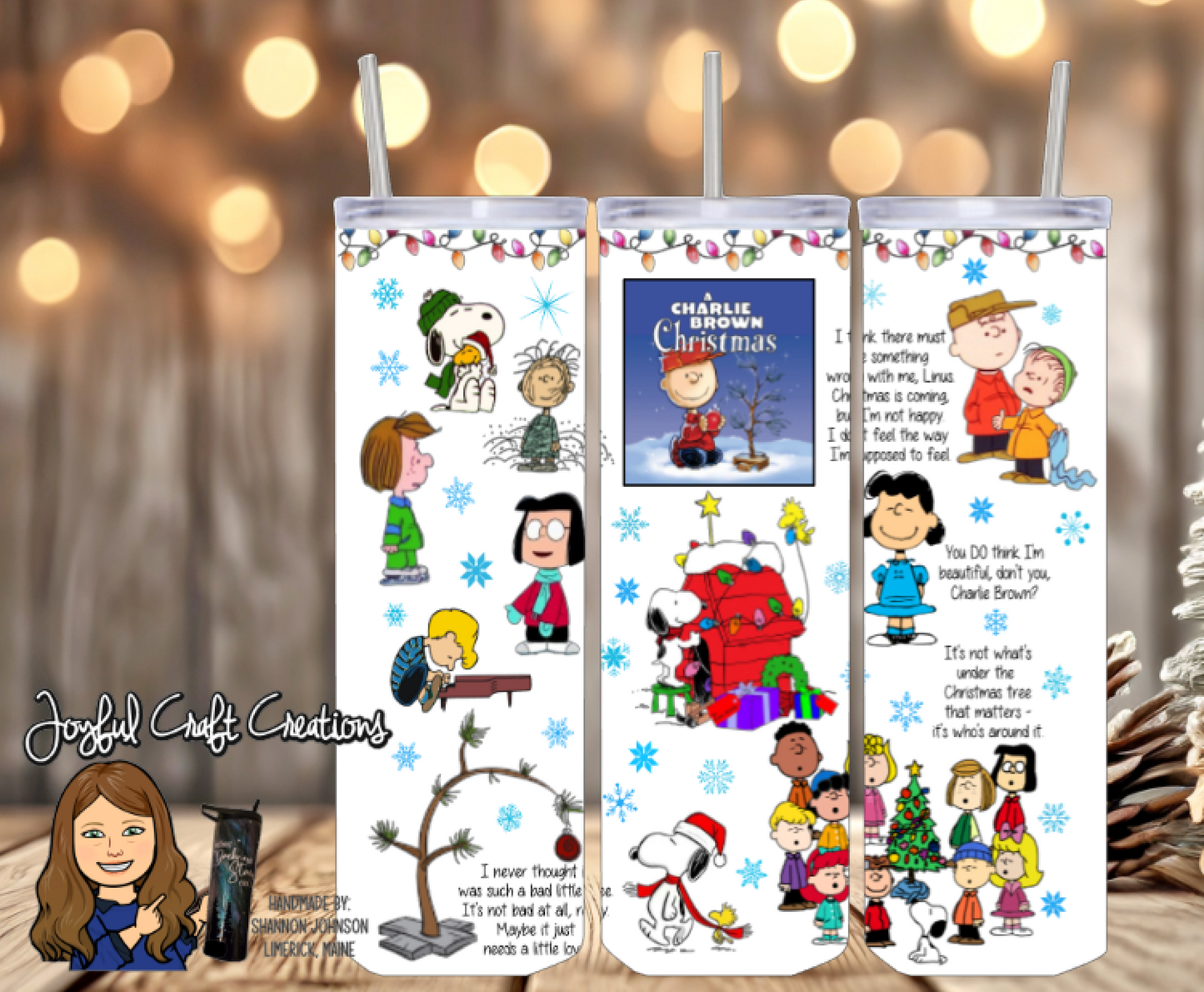 Charlie Brown Christmas Collage Sublimation
