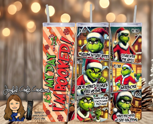 A Day in the Life of the Grinch Sublimation Tumbler