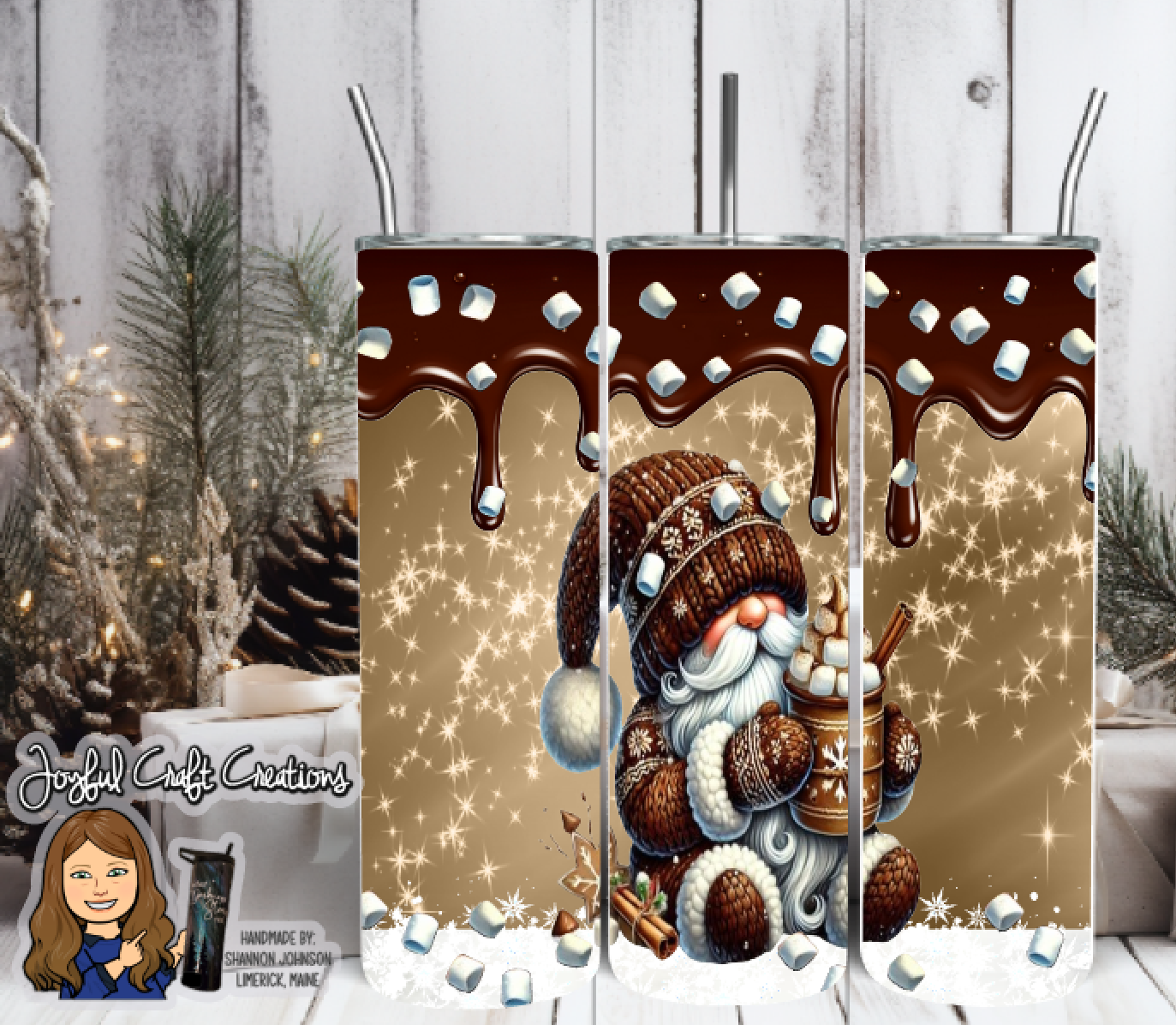Hot Cocoa Gnome Sublimation