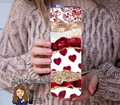 Valentine Themed Sublimation Tumblers