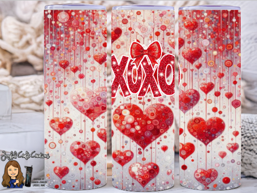 Valentine Themed Sublimation Tumblers
