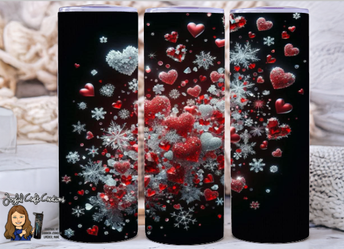 Valentine Themed Sublimation Tumblers
