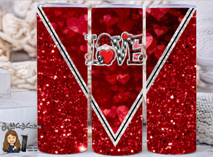 Valentine Themed Sublimation Tumblers