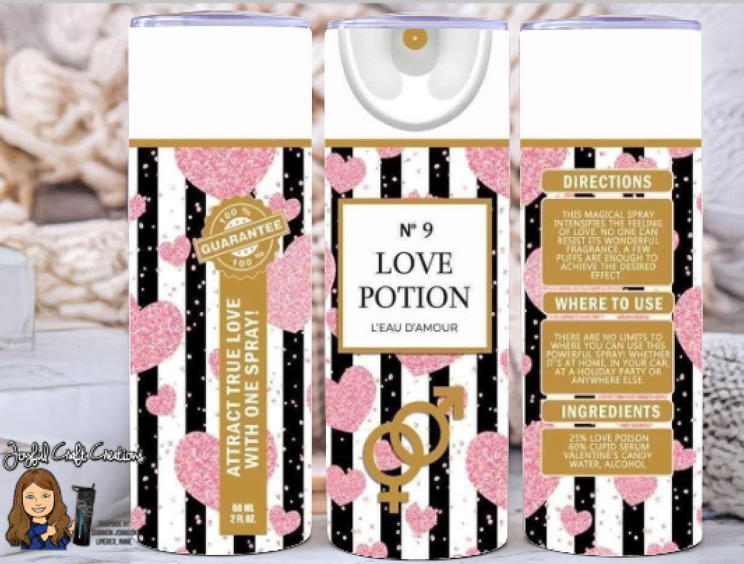 Valentine Themed Sublimation Tumblers