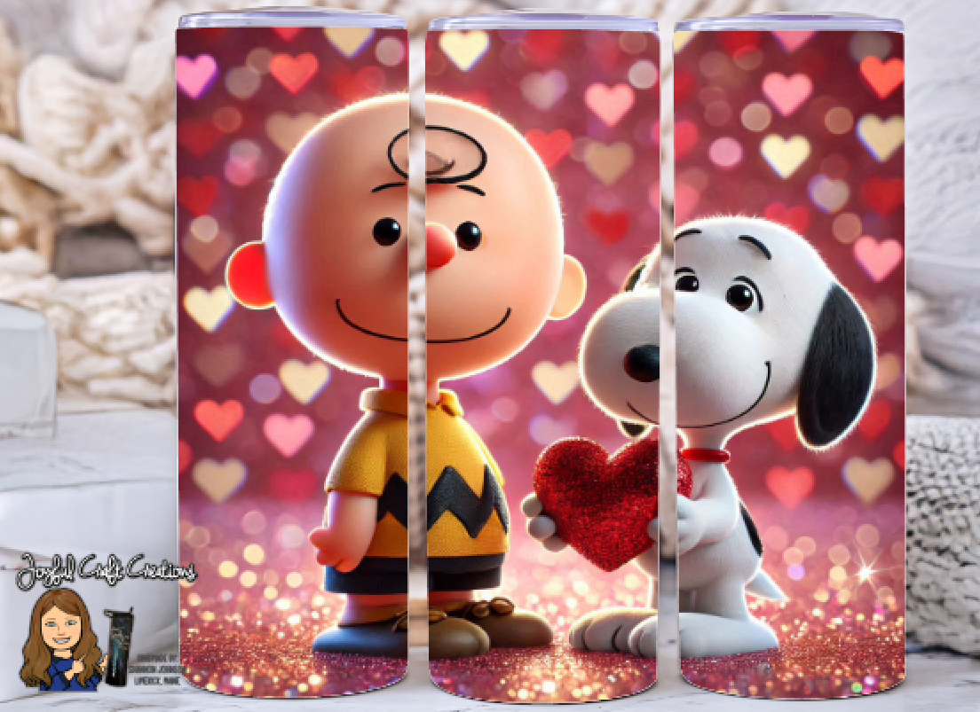 Valentine Themed Sublimation Tumblers