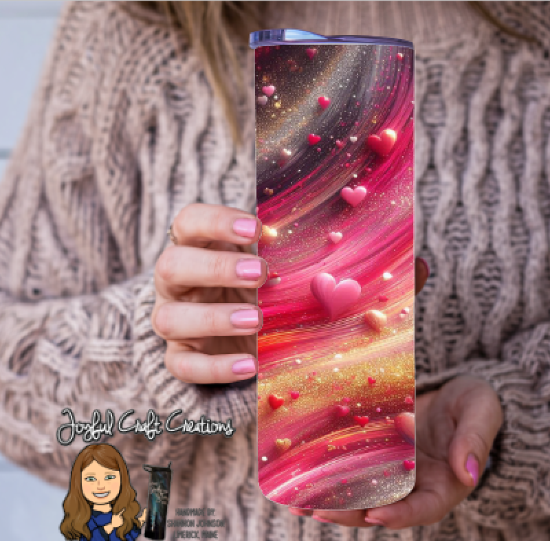 Valentine Themed Sublimation Tumblers