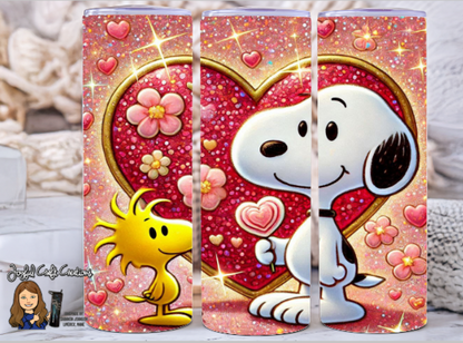 Valentine Themed Sublimation Tumblers