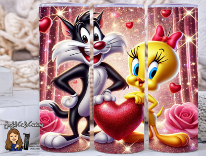 Valentine Themed Sublimation Tumblers