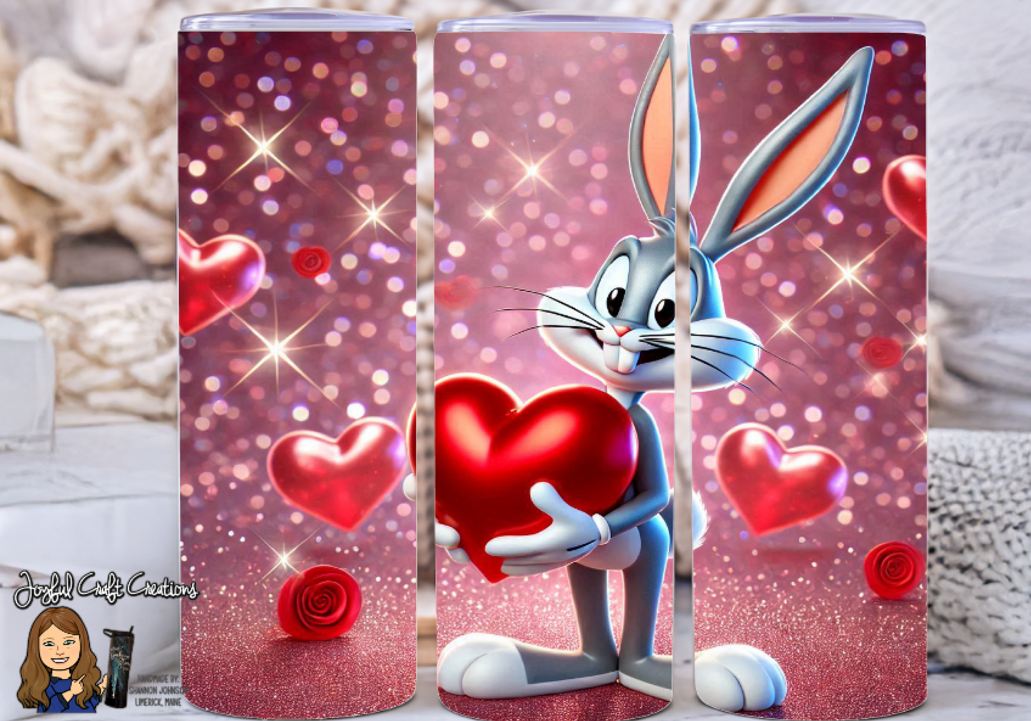 Valentine Themed Sublimation Tumblers