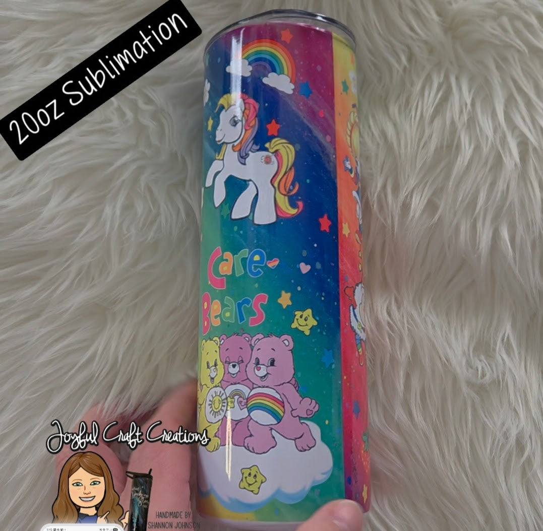 I'm An 80's Kinda Girl Sublimation Tumbler