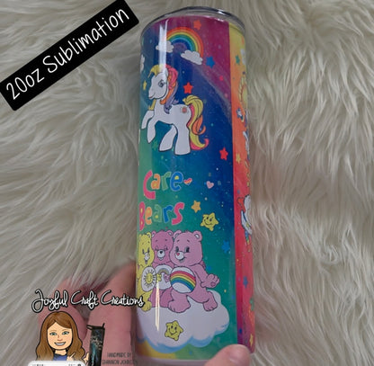 I'm An 80's Kinda Girl Sublimation Tumbler