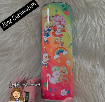 I'm An 80's Kinda Girl Sublimation Tumbler