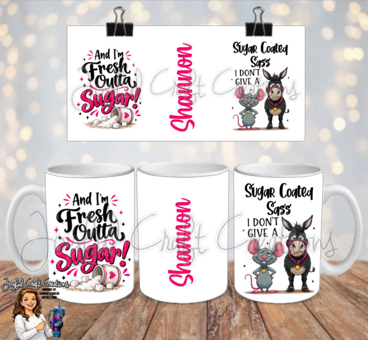 Sugar Coated Sass Sublimation Mug