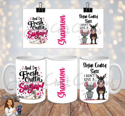 Sugar Coated Sass Sublimation Mug