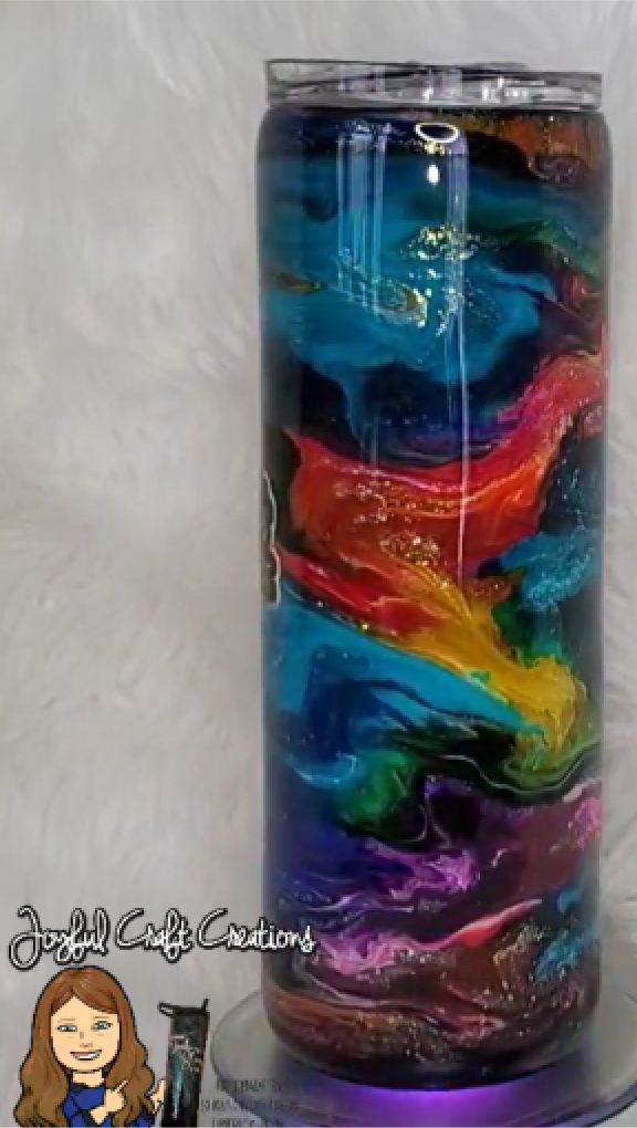 Vibrant Rainbow Swirl
