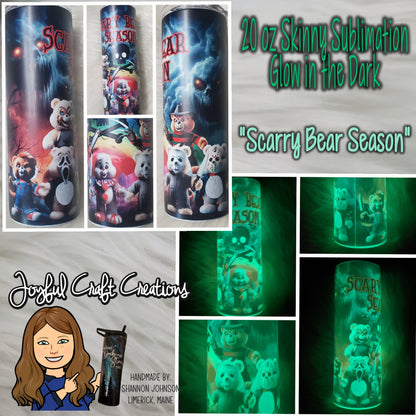 Glow in the Care Bear Horror Characters...  Sublimation