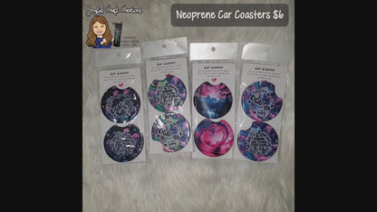 Neoprene Car Coasters (2 per package)