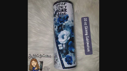 Positivity Motivational Floral Sublimation