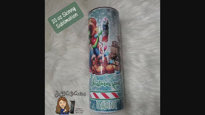 Girl Grinch Christmas Spirit Loading