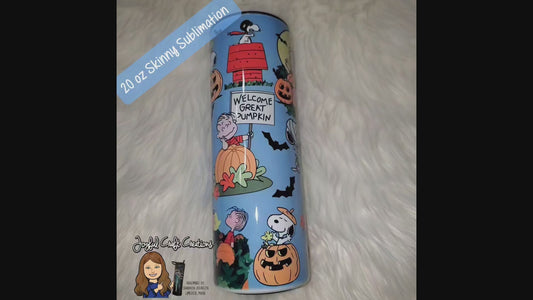 The Great Pumpkin 20 oz Sublimation Tumbler