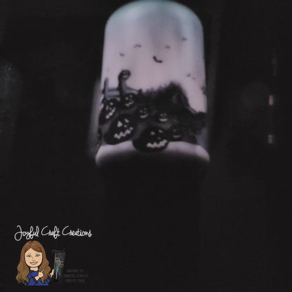 Jack Skellington (Nightmare Before Christmas) Glow In The Dark With Black Drip