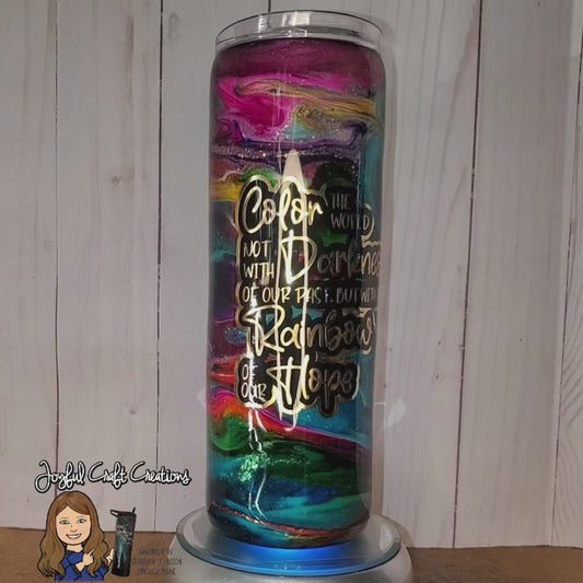 Vibrant Rainbow Swirl