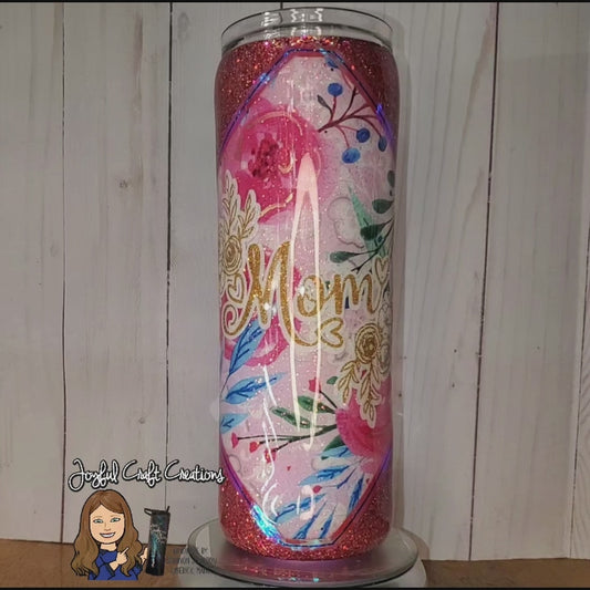Mom Floral Tumbler