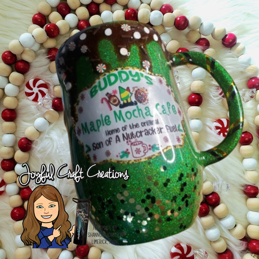 Buddy’s Maple Mocha Café Tumbler – 16 oz Stainless Steel Mug