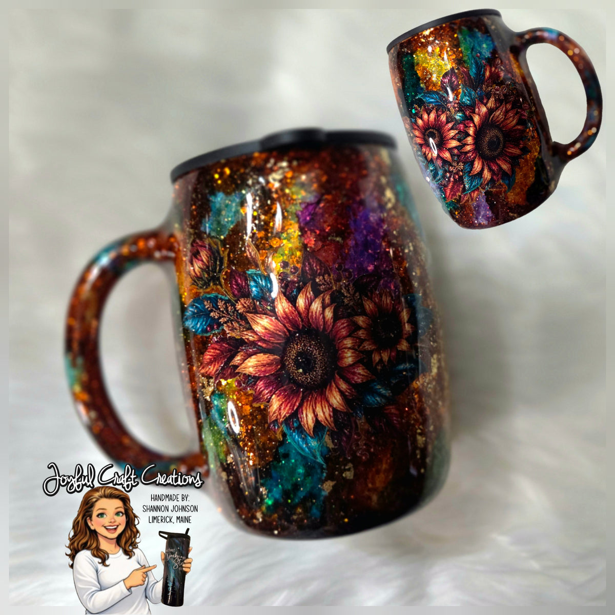 Rustic Fall 14 oz Stainless Steel Mug